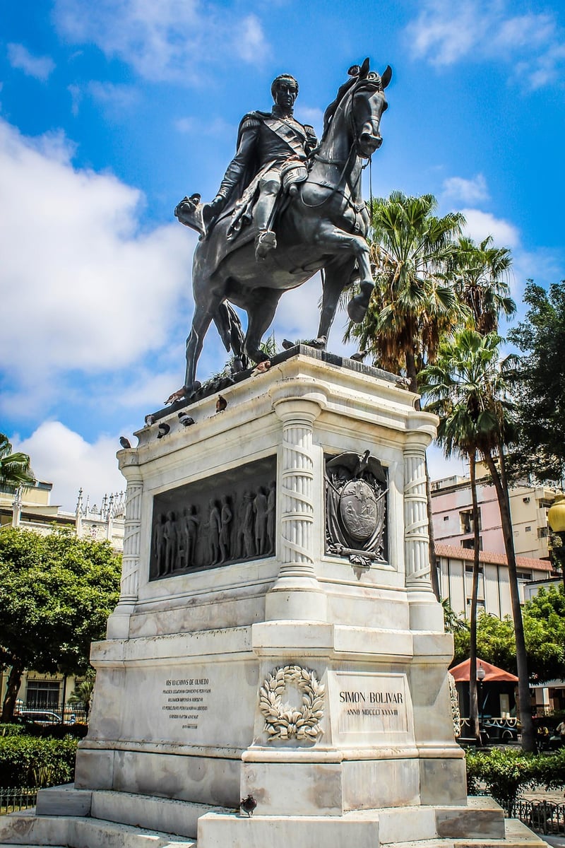 Simon Bolivar in Latin American Wars of Independence